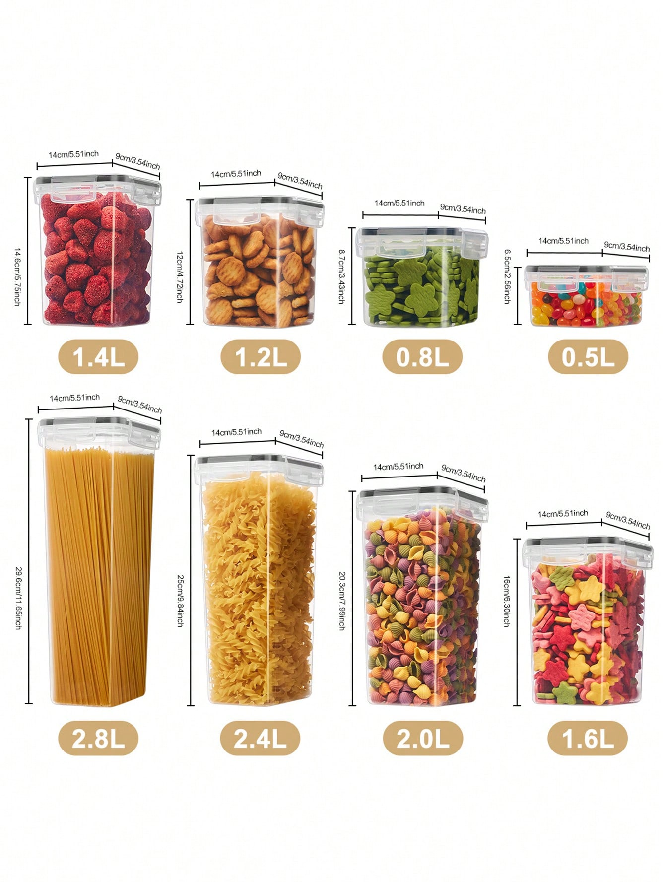 48pcs Sealed Food Storage Cont - огляд і ціна Food Storage Labels