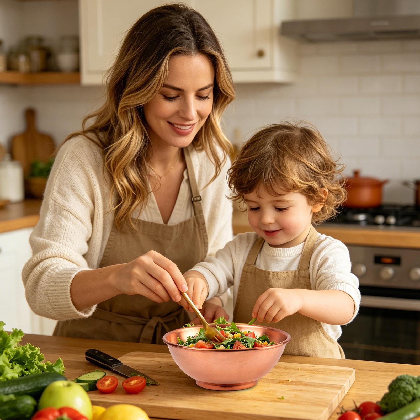 Copper Bowl Large Storage Cont - огляд і ціна Food Storage Meals
