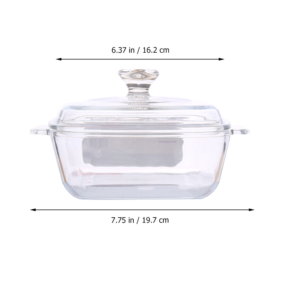 Heat Resistant Tempered Glass  - огляд і ціна Food Storage Oven Safe