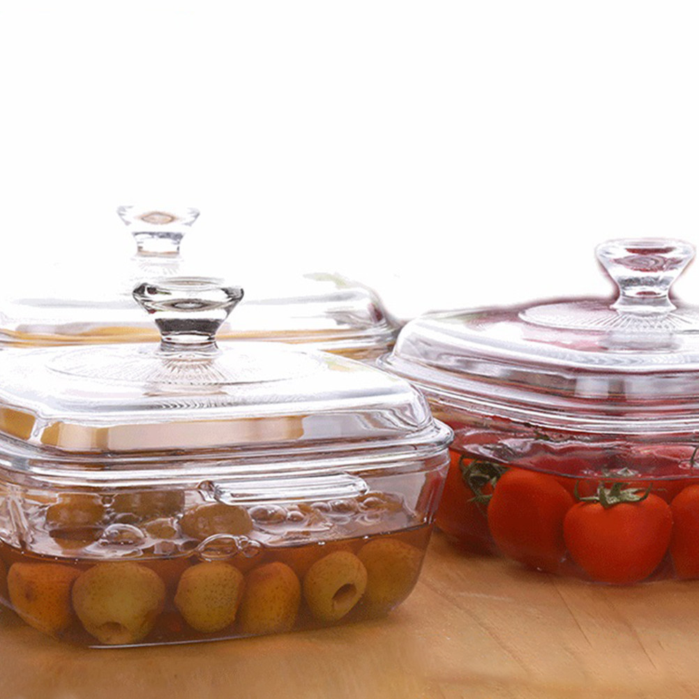 Heat Resistant Tempered Glass  - огляд і ціна Food Storage Oven Safe