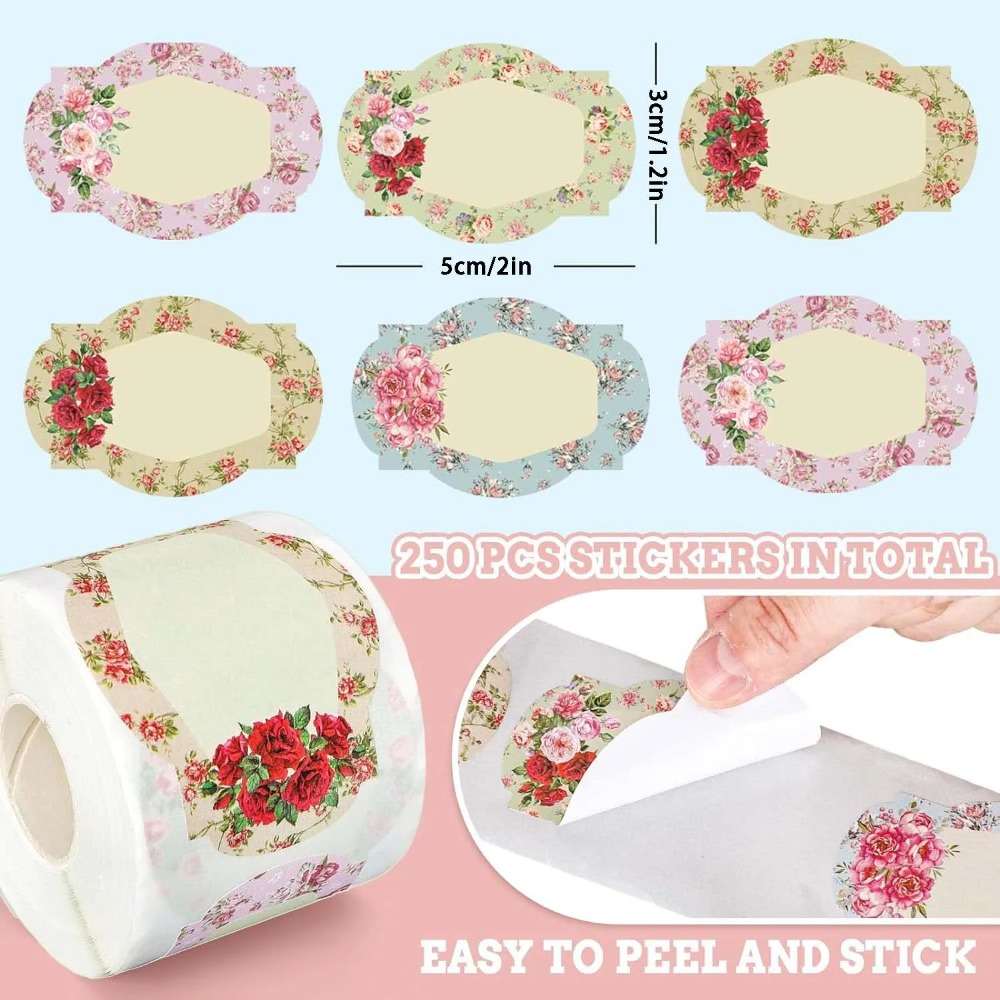 250pcs Flowers Name Labels Kit - огляд і ціна Food Storage Labels
