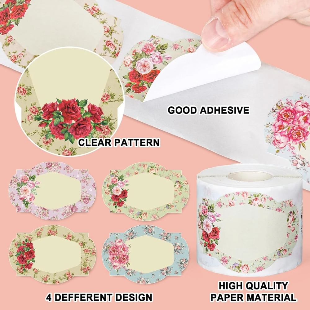 250pcs Flowers Name Labels Kit - огляд і ціна Food Storage Labels