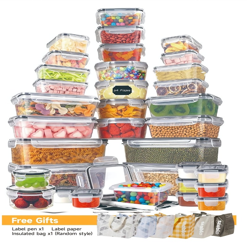 48PCS BPA-Free Food Storage Se - огляд і ціна Food Storage Labels